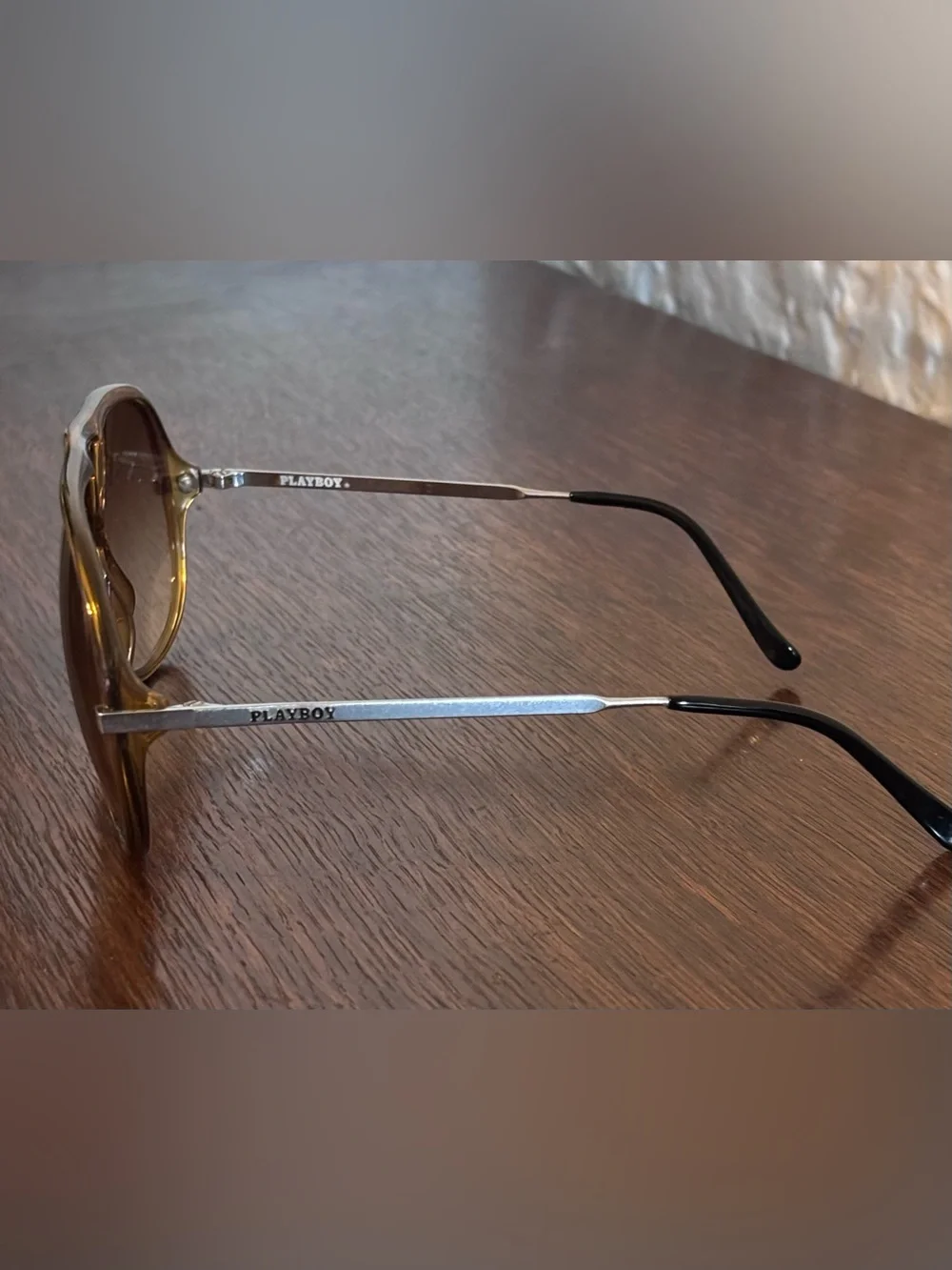 Rare Vintage Playboy 4576 Optyl Aviator Sunglasses - Excellent condition